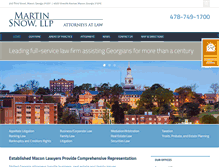 Tablet Screenshot of martinsnow.com
